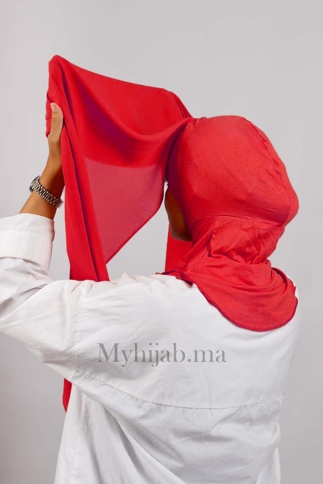 Crepe Bonnet Ninja - Rouge