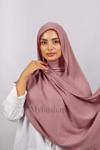 Crepe Bonnet Ninja - rose cachir