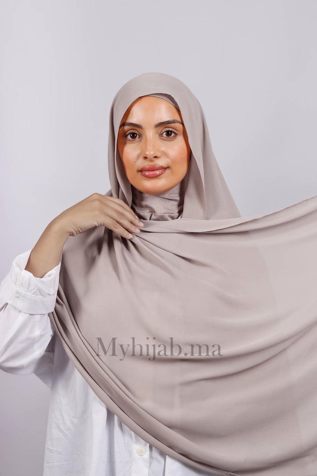 Crepe Bonnet Ninja - Beige gris