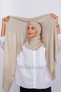 Crepe Bonnet Ninja - Beige