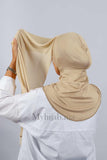 Crepe Bonnet Ninja - Beige