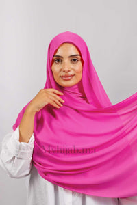 Crepe Bonnet Ninja - Fushia clair