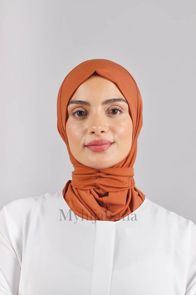 Tabaquia jersey -Orange brulé