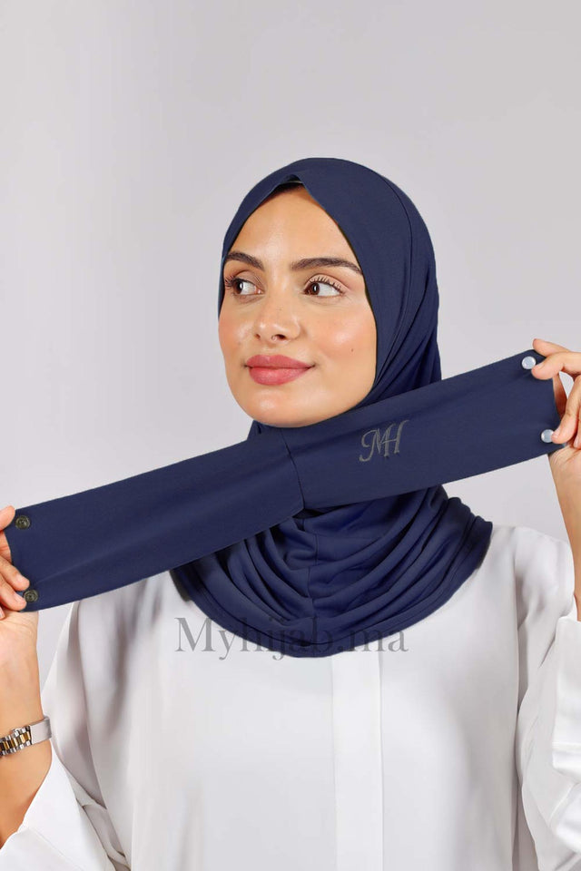 Tabaquia jersey - Bleu marine