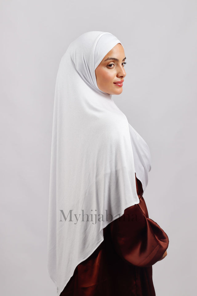 Lycra deux plis - Blanche