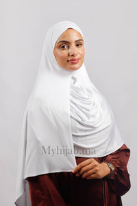 Lycra deux plis - Blanche