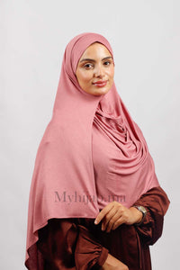 Lycra deux plis - rose casher