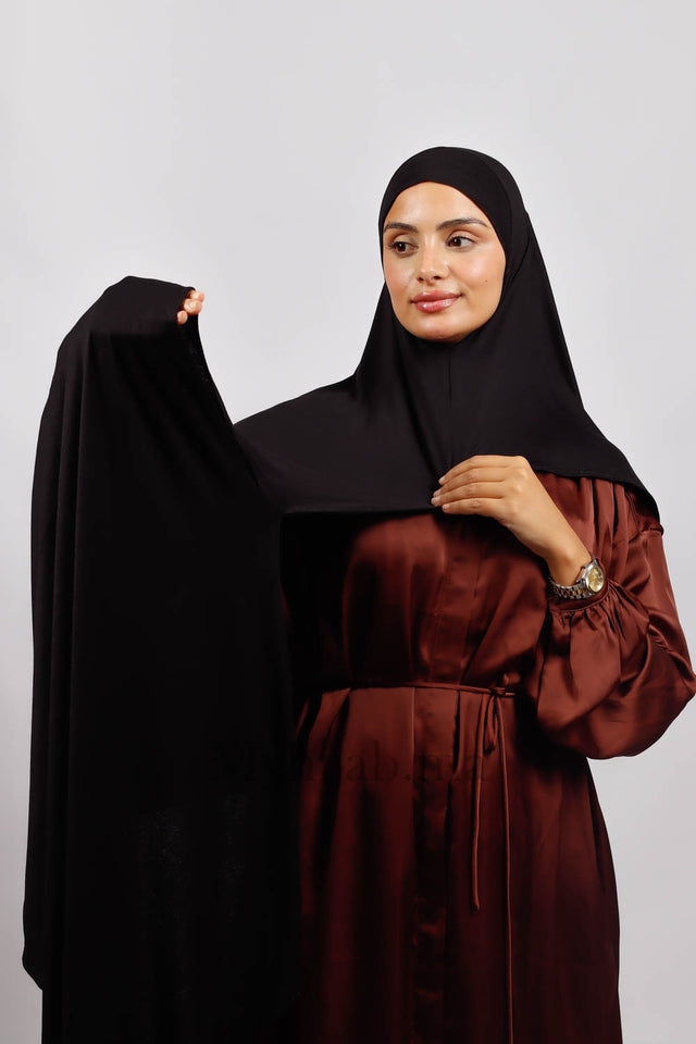 Lycra deux plis - Noir