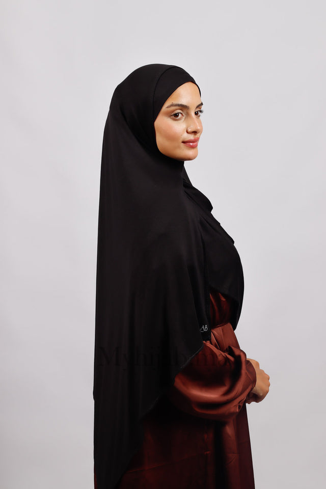 Lycra deux plis - Noir