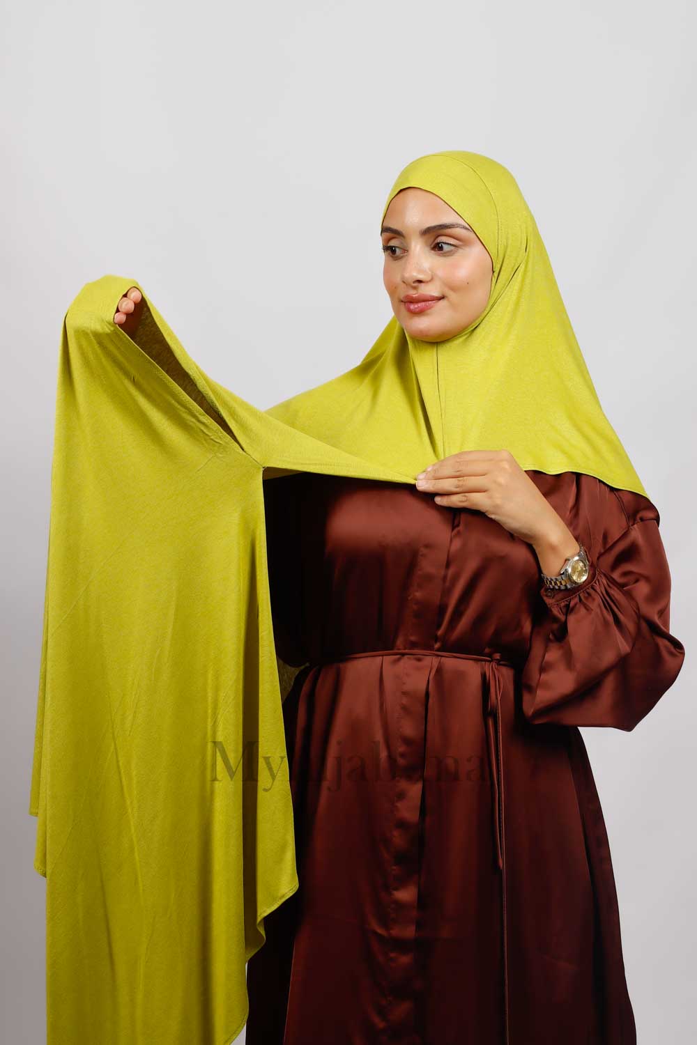 Lycra deux plis - Pistache