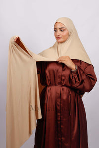 Lycra deux plis - Beige crema