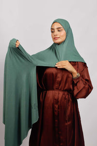 Lycra deux plis - turquioise fonce