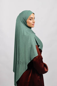 Lycra deux plis - turquioise fonce