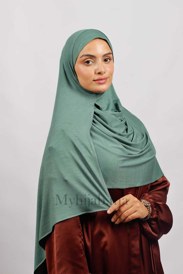 Lycra deux plis - turquioise fonce