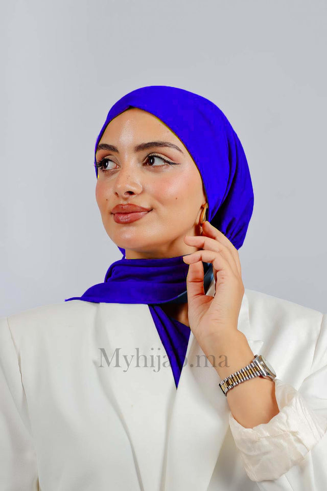 Turban Amira - Bleu roi
