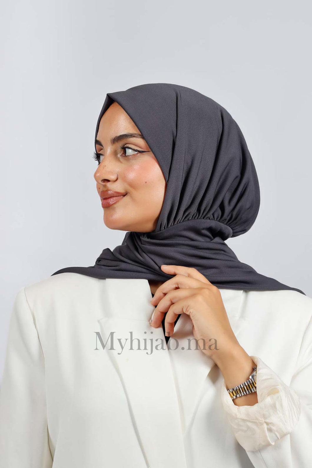 Turban Amira - Gris foncé