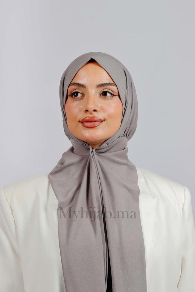 Turban Amira - Gris moyen