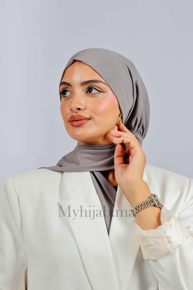 Turban Amira - Gris moyen