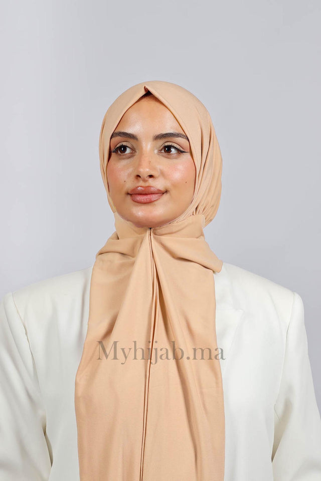 Turban Amira -Beige pink