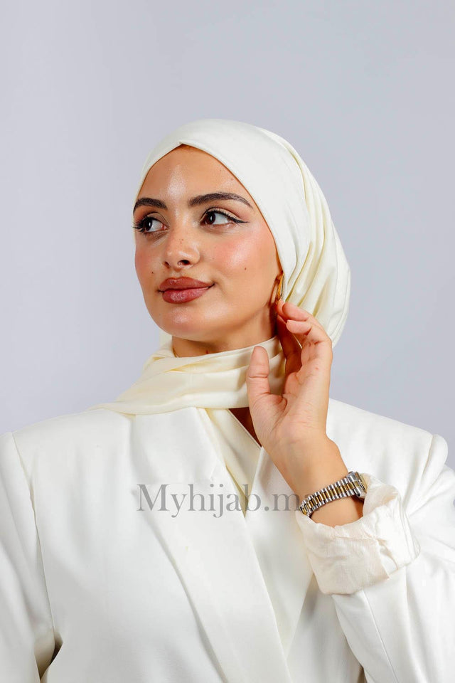 Turban Amira - Blanc cassé