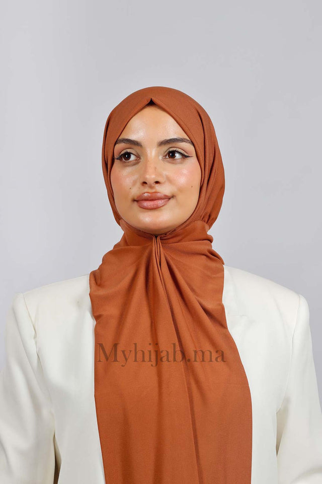 Turban Amira -Orange brule