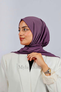 Turban Amira - Mauve fonce