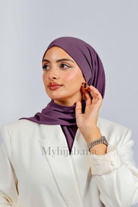 Turban Amira - Mauve fonce
