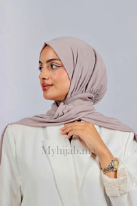 Turban Amira - Beige gris