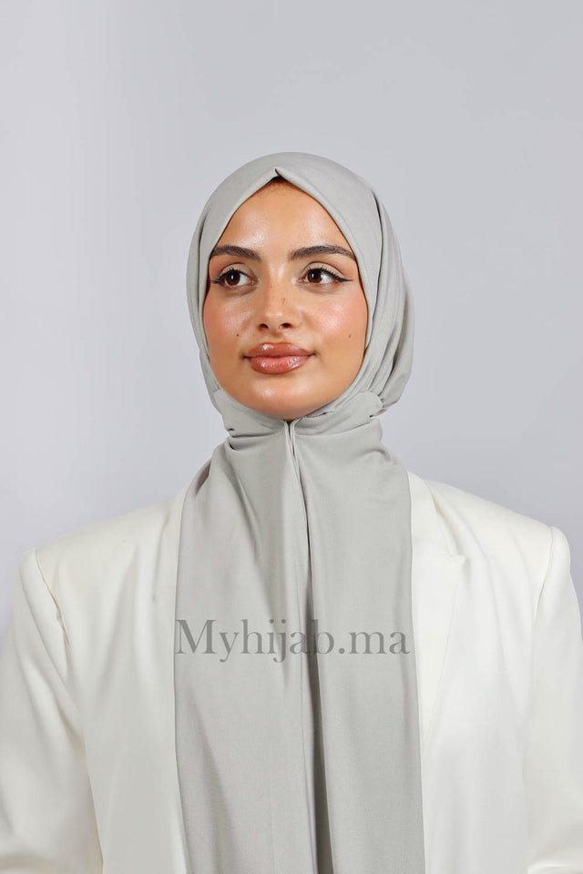 Turban Amira - Gris clair