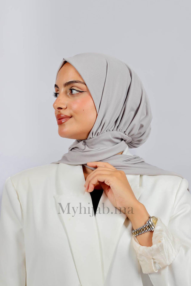 Turban Amira - Gris clair
