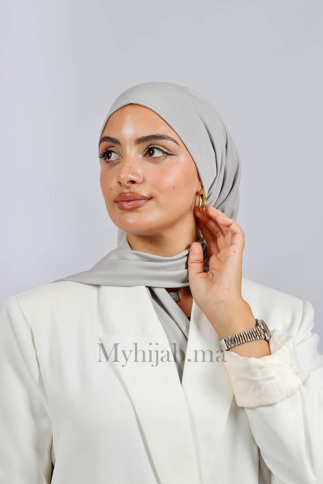 Turban Amira - Gris clair