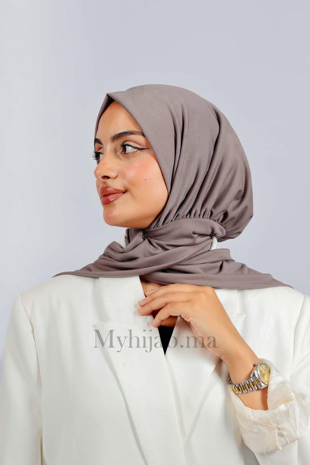 Turban Amira - Taupe foncé