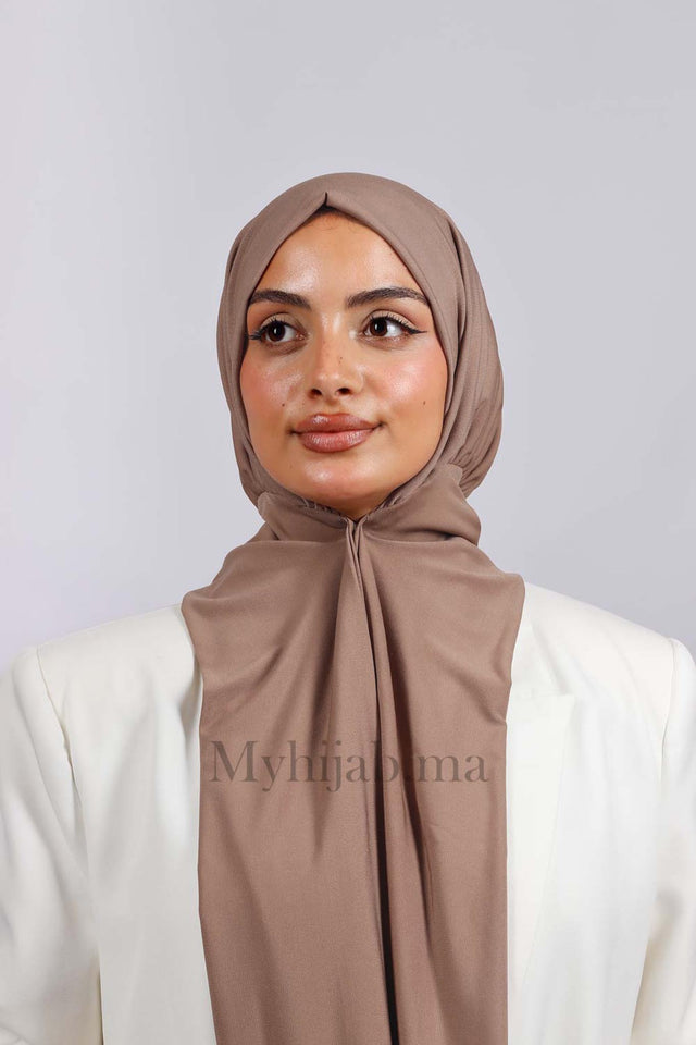 Turban Amira -Marron pink