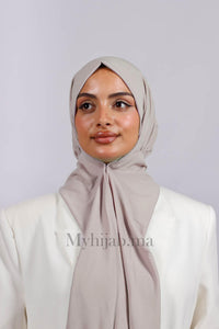 Turban Amira -Beige gris