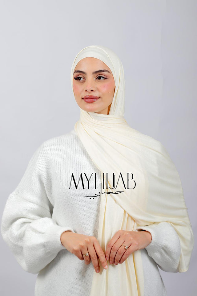 Lycra Bonnet Jasmine - Blanc cassé