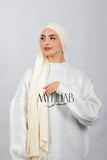 Lycra Bonnet Jasmine - Blanc cassé