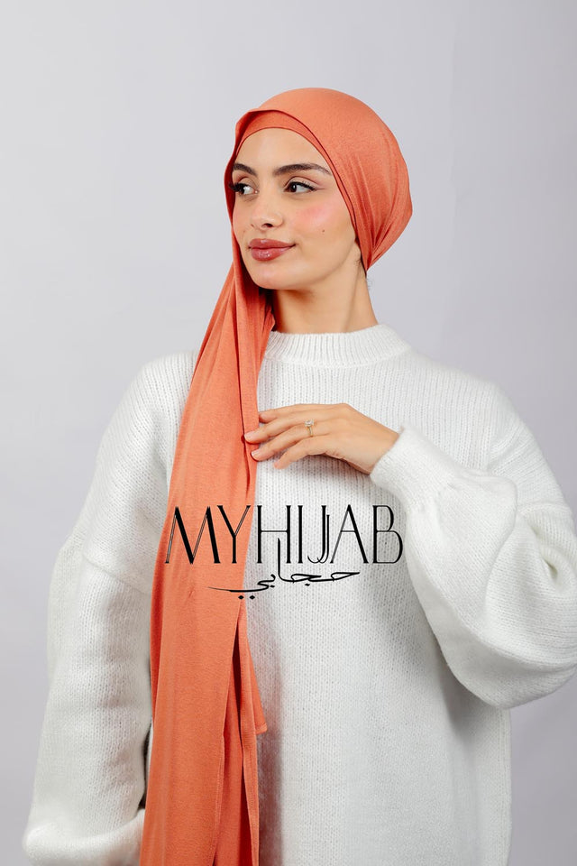 Lycra Bonnet Jasmine - Salmon