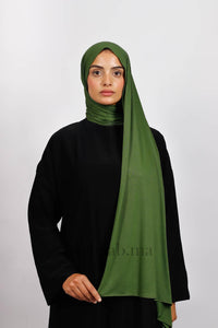 Lycra Coton - Vert avocat