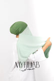 Foulard Lycra Dégradé - Vert pastel