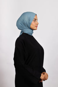 Lycra Coton - Bleu pale