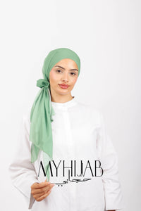 Foulard Turban Dégradé - Vert d'eau