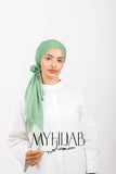 Foulard Lycra Dégradé - Vert pastel