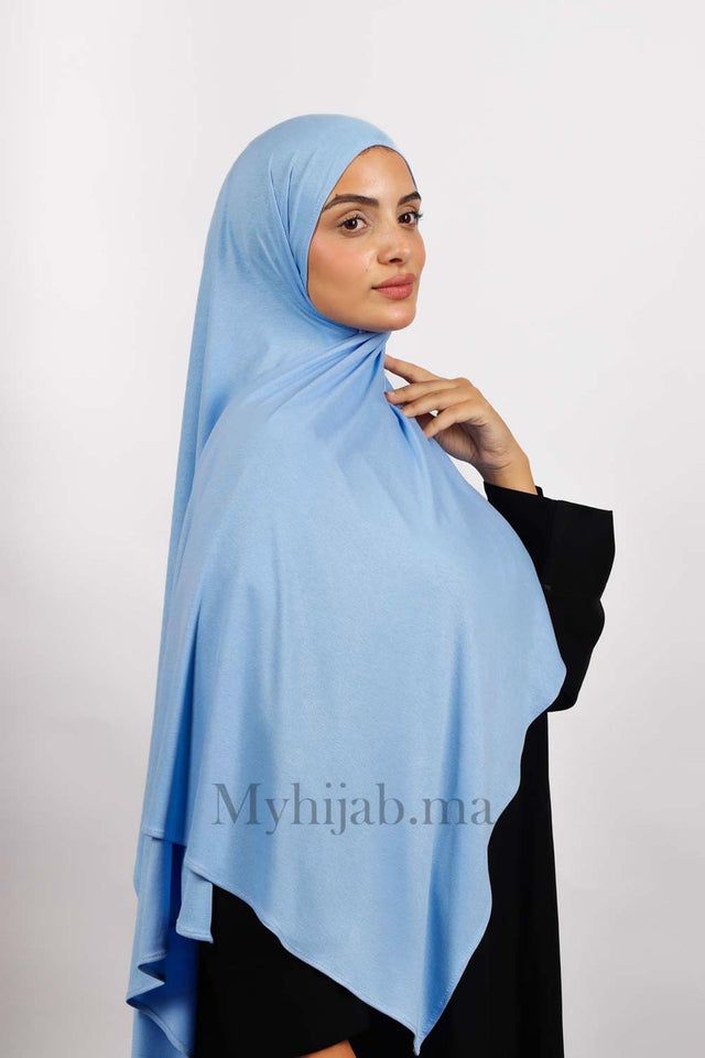 Lycra Coton - Blue ciel