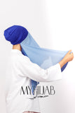 Foulard Lycra Dégradé - Bleu roi
