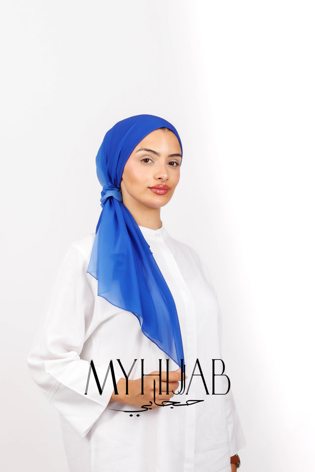 Foulard Lycra Dégradé - Bleu roi