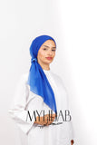 Foulard Lycra Dégradé - Bleu roi