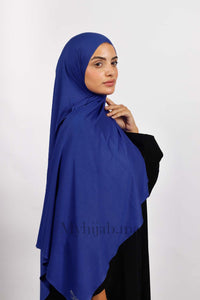 Lycra Coton - Bleu roi