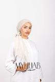 Foulard Lycra Dégradé - Beige milk