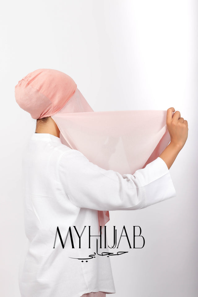 Foulard Lycra Dégradé - Saumane rose