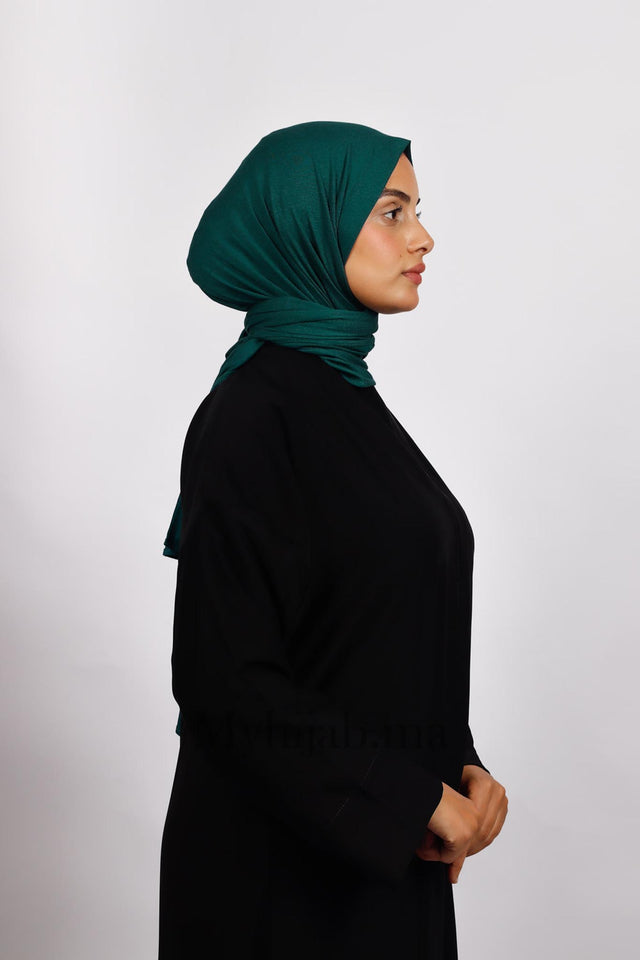 Lycra Coton - Pétrole